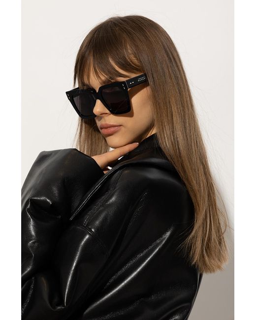 Isabel Marant Black Sunglasses With Logo