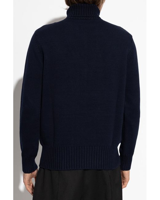 Givenchy Blue Wool Coat for men