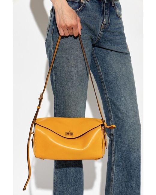 Balenciaga Yellow 'Le 7 Medium' Bag