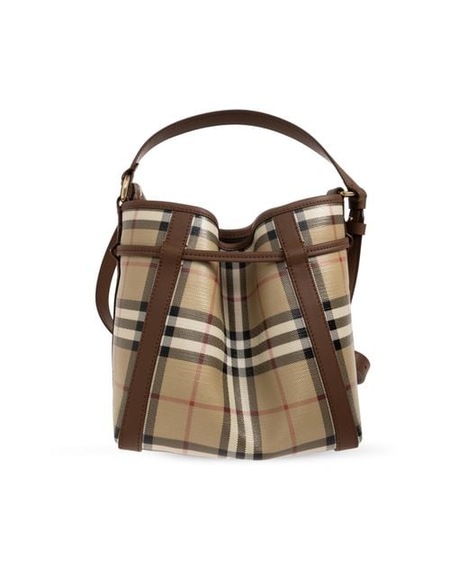 Burberry Natural 'Drawstring Mini' Bag