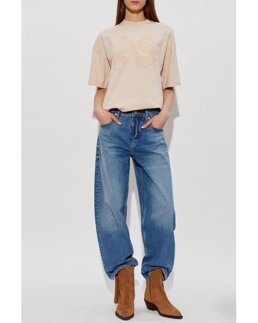 AllSaints White T-Shirt "Insignia"