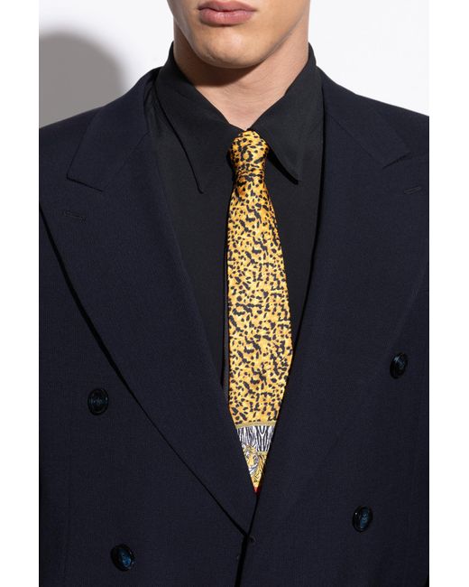 Versace Blue Silk Tie for men