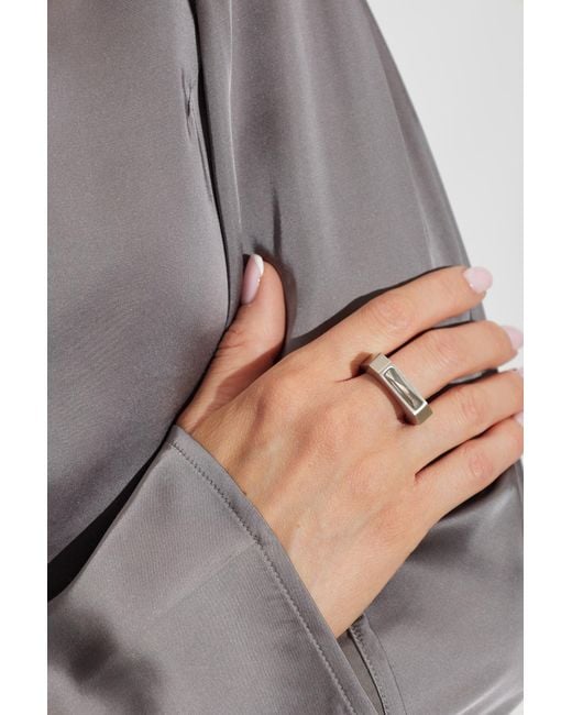 Rick Owens Gray Brass Ring