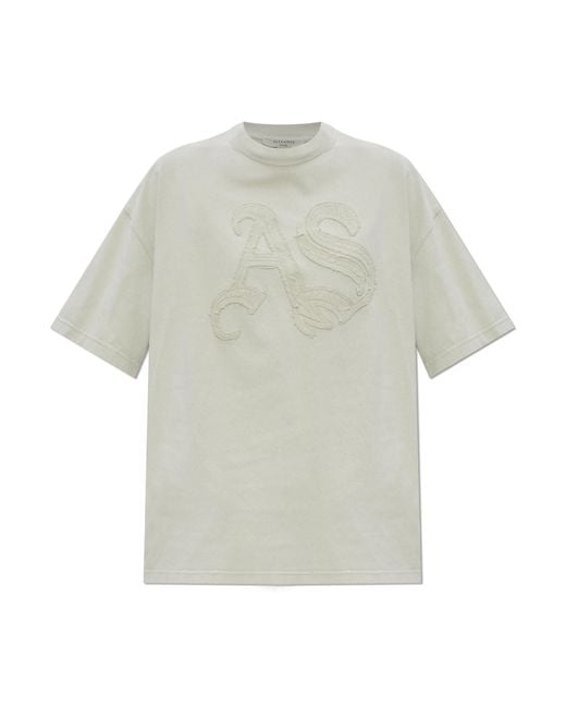 AllSaints White T-Shirt "Insignia"