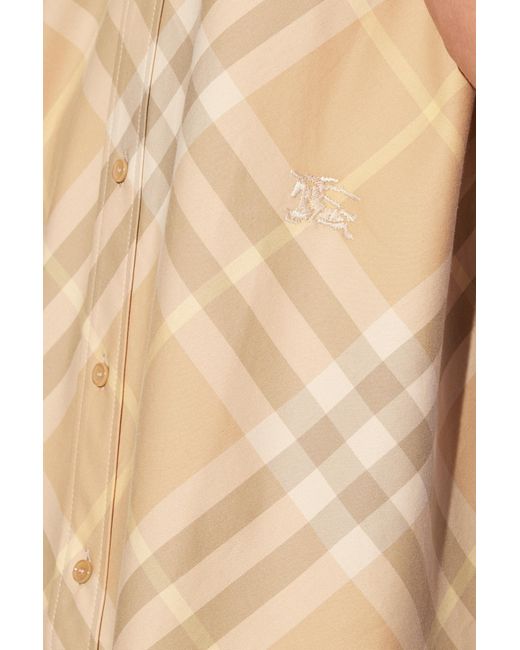 Burberry Natural Checked Shirt, for men