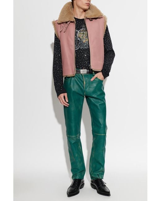 DIESEL Pink 'L-Hont' Jacket for men