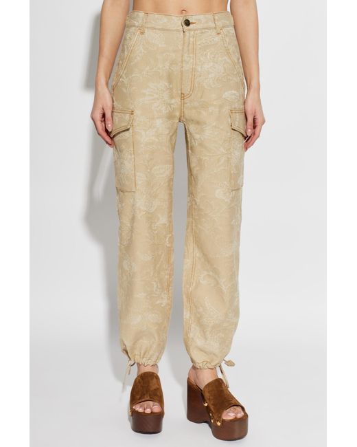 Etro Natural 'Cargo' Jeans