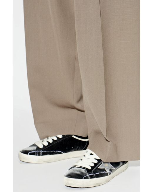 Golden Goose Deluxe Brand Black 'Super Star' Sports Shoes for men