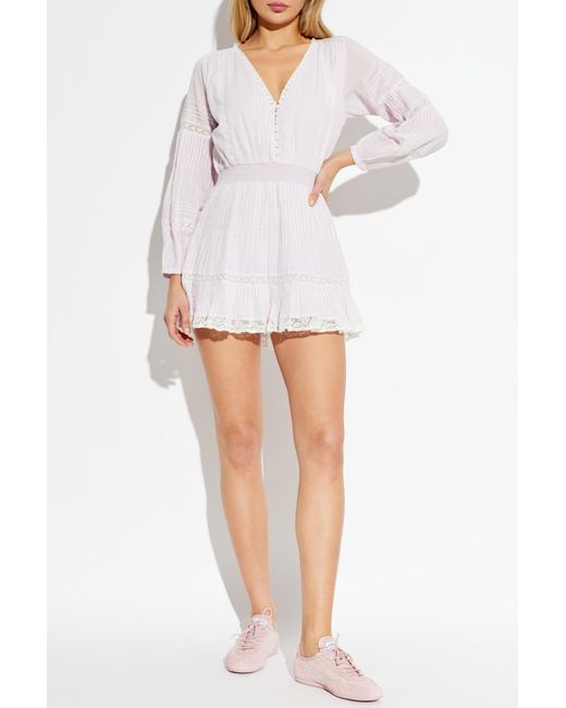 LoveShackFancy White "Winfrey" Dress