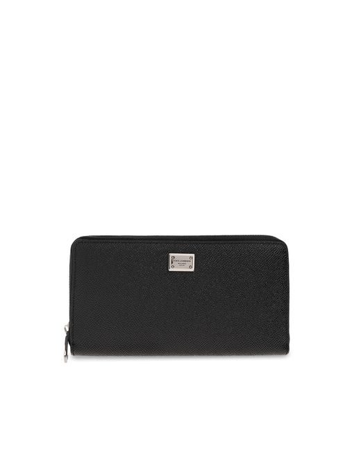 Dolce & Gabbana Black Wallet With Logo for men