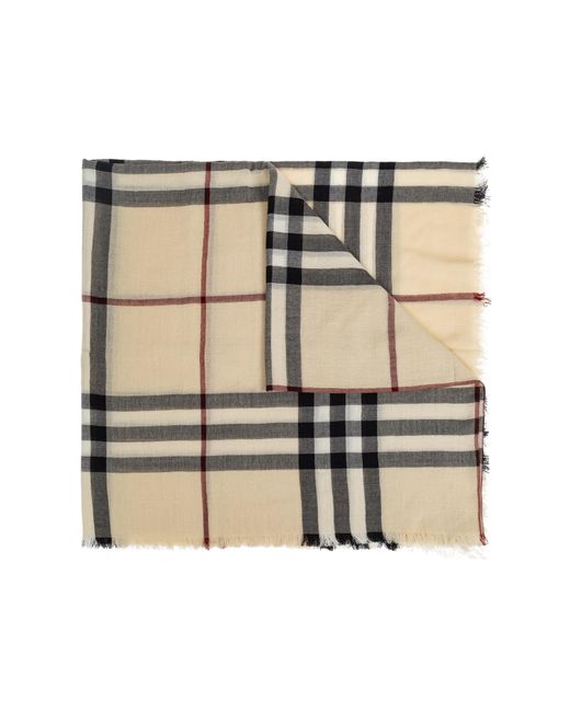 Burberry Natural Wool Scarf