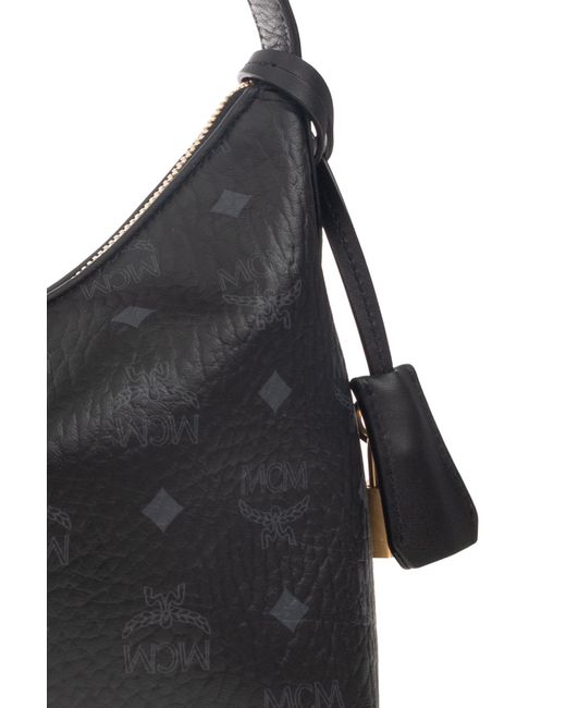 MCM Black 'Aren Small' Shoulder Bag