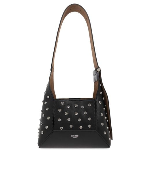 Jimmy Choo Black Shoulder Bag 'Diamond Small'