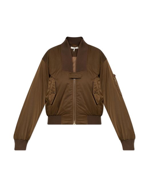 Chloé Brown Bomber Jacket