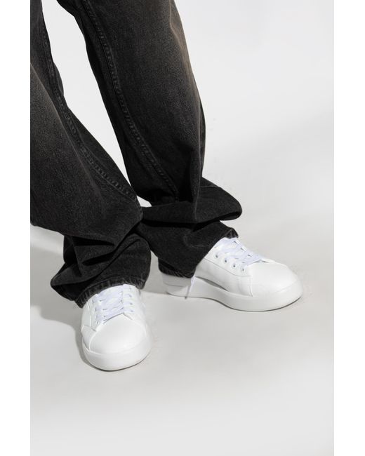 Golden Goose Deluxe Brand White 'Pure' Lace-Up Sneakers for men