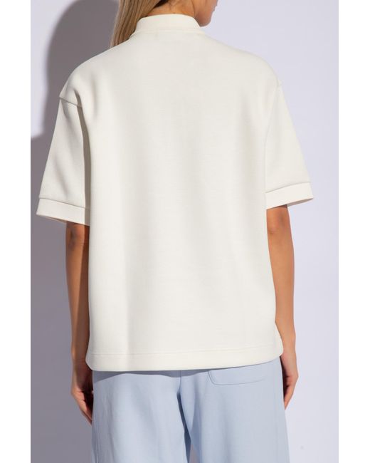 Lacoste White Polo Shirt With Logo,