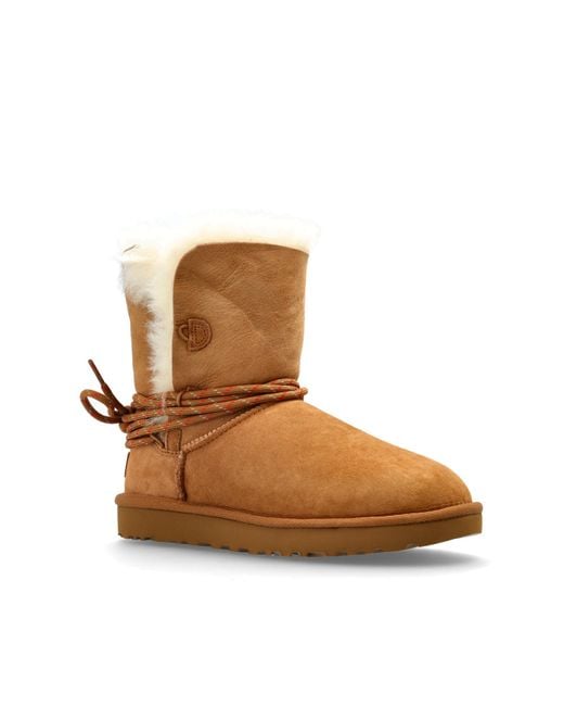 Ugg Brown Snow Boots 'W Bailey Tie'