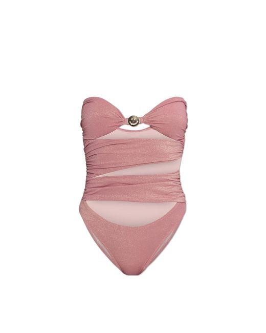 Moschino Pink One-Piece Swimsuit