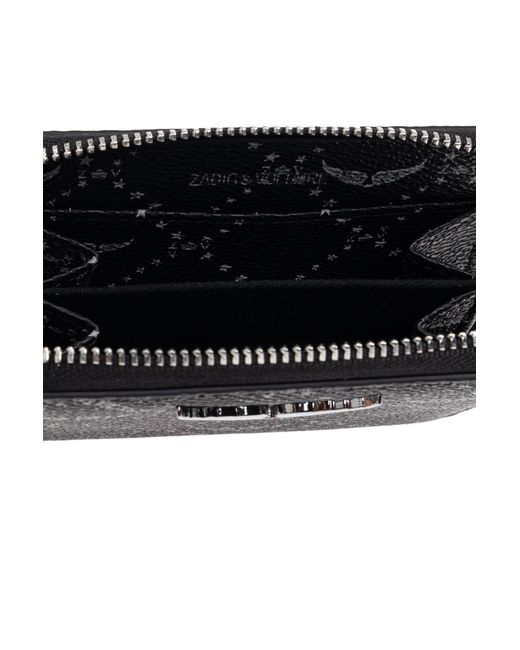 Zadig & Voltaire Black Wallet With Logo