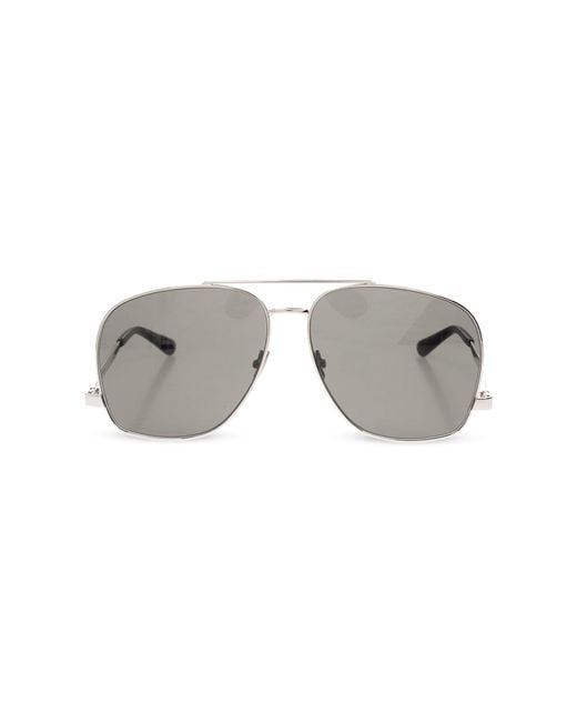 Saint Laurent Gray 'sl 653 Leon' Sunglasses,