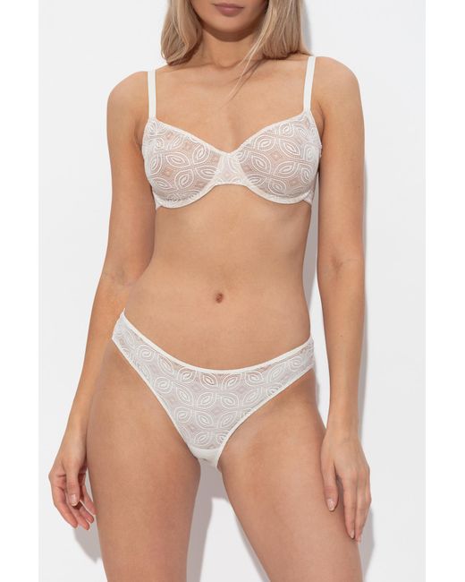 Hanro White 'Ruby' Bra