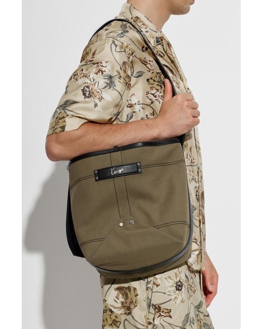 KENZO Black Reversible Bag for men