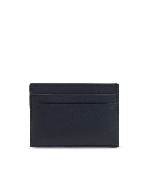 Loewe Blue Leather Card Holder for men