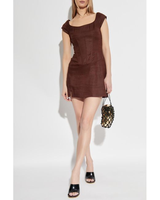 Cult Gaia Brown Dress Mickie