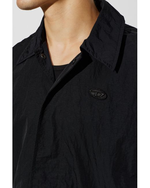 DIESEL Blue Jacket 'J-Burhat' for men