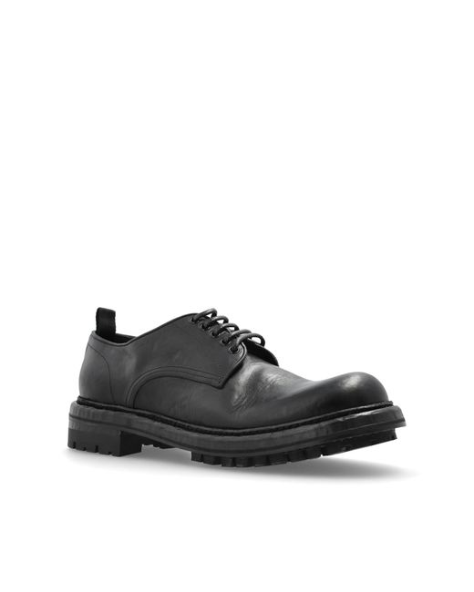 Dolce & Gabbana Black 'Derby' Type Shoes for men