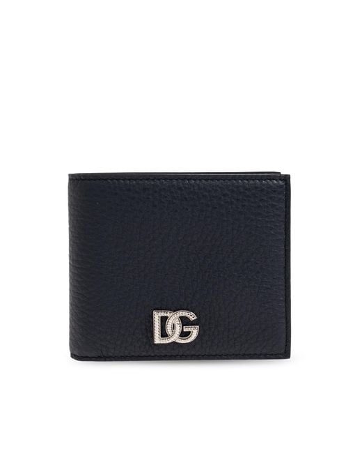Dolce & Gabbana Blue Leather Wallet for men