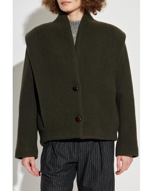 Isabel Marant Green Short Coat 'Dyogo'