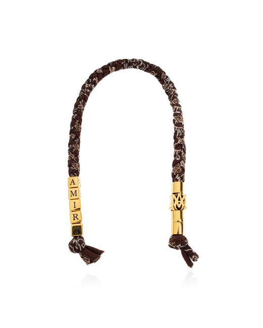 Amiri Black Keychain