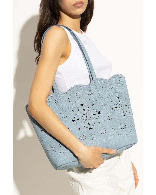 Kate Spade Blue Shopper Bag