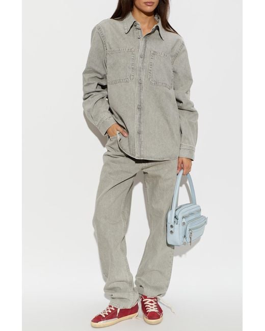 Agolde Gray 'Craven' Shirt