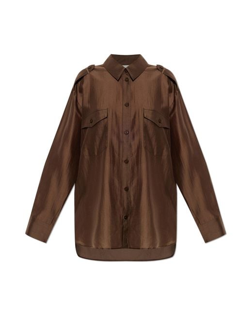 Gestuz Brown Shirt 'Gzsiora'
