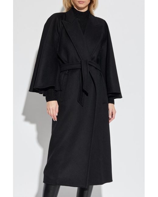 Max Mara Black "Gange" Coat