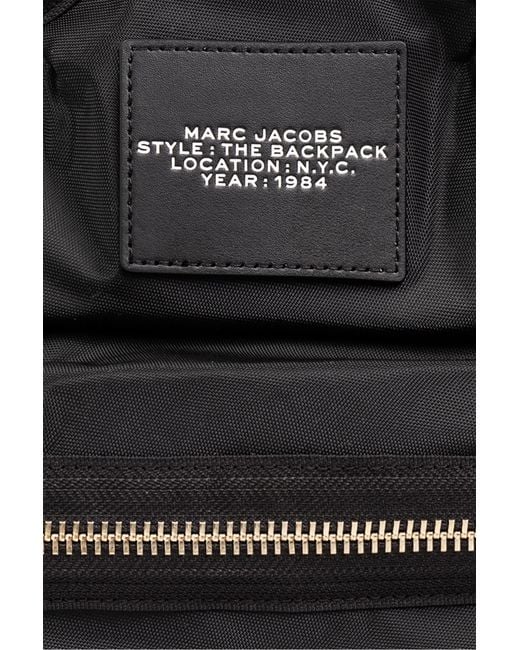 Marc Jacobs Black 'The Biker Medium' Backpack