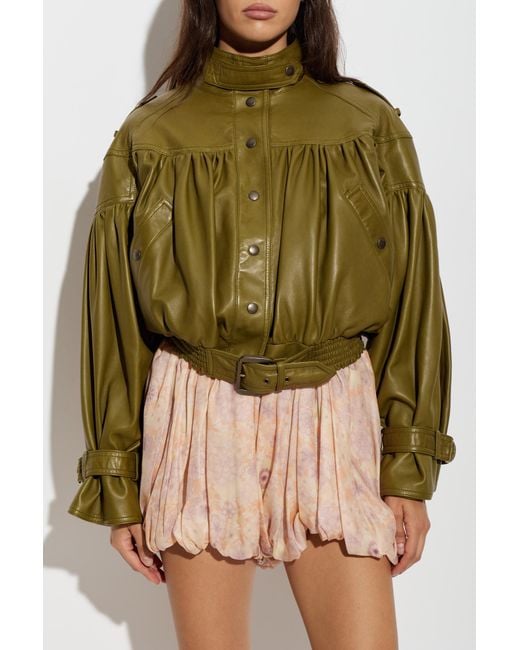 Chloé Green Leather Jacket