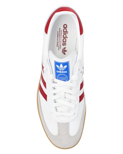 Adidas Originals Red 'samba Og' Sneakers, for men