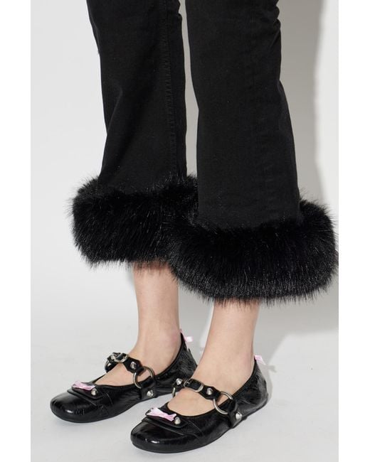 Balenciaga Black Ballerinas "City"