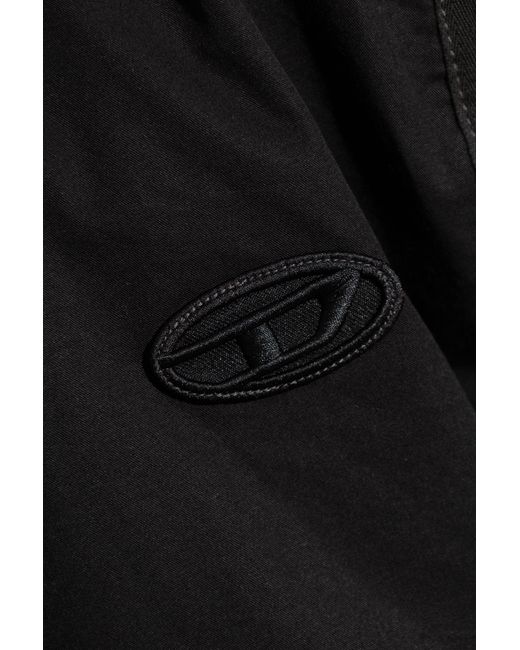 DIESEL Black J-Typer Jacket for men