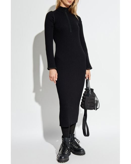 Moncler Black Dress Tricot