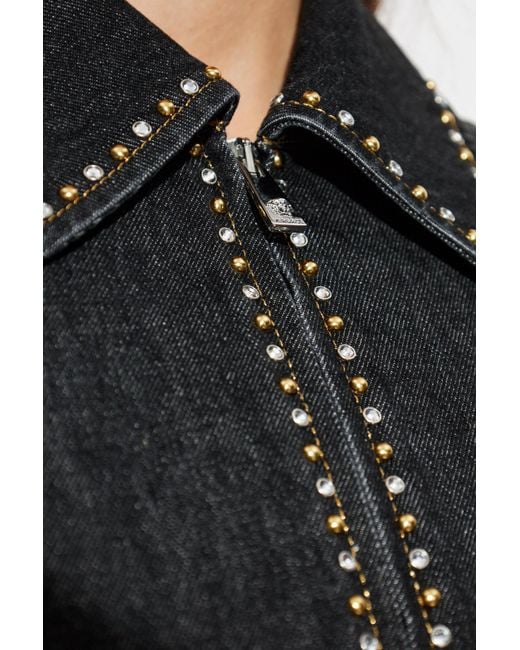 Versace Black Denim Jacket