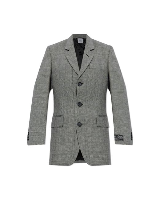 Vetements Gray Wool Blazer
