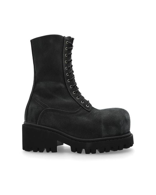 Balenciaga Boots Stomper in Black | Lyst Canada