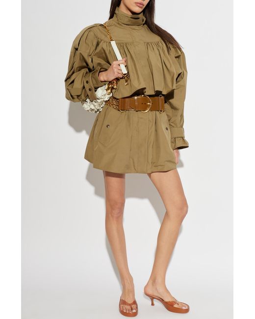 Chloé Natural Short Trench Coat