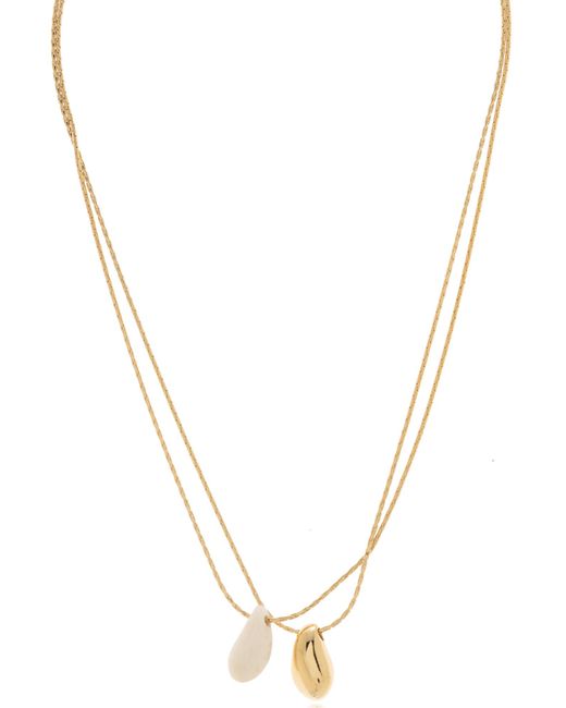 Isabel Marant Metallic Brass Necklace