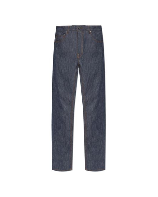 Etro Blue Jeans With Tapered Legs for men