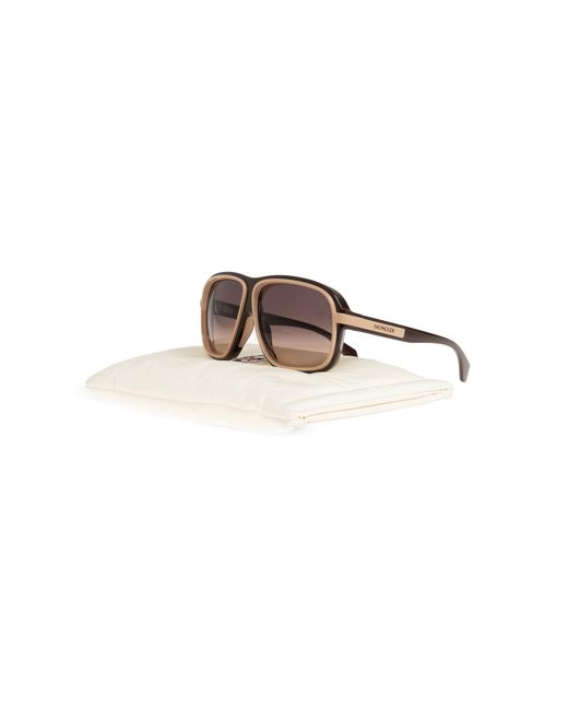 Moncler Brown "Twotone" Sunglasses